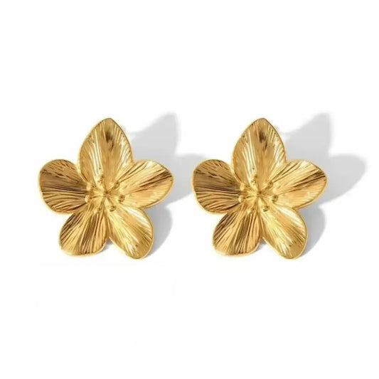 Boucles d’Oreilles Fleur Vintage | Dame Fleur