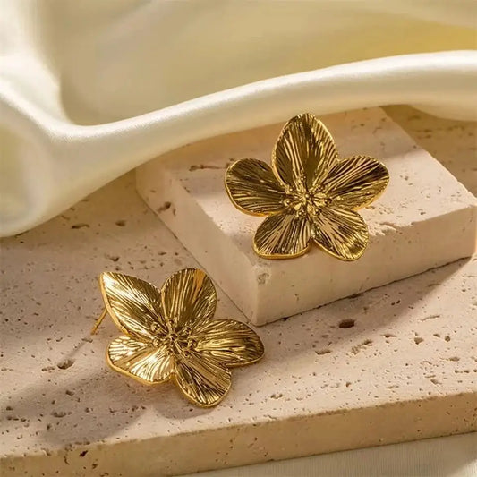 Boucles d’Oreilles Fleur Vintage | Dame Fleur