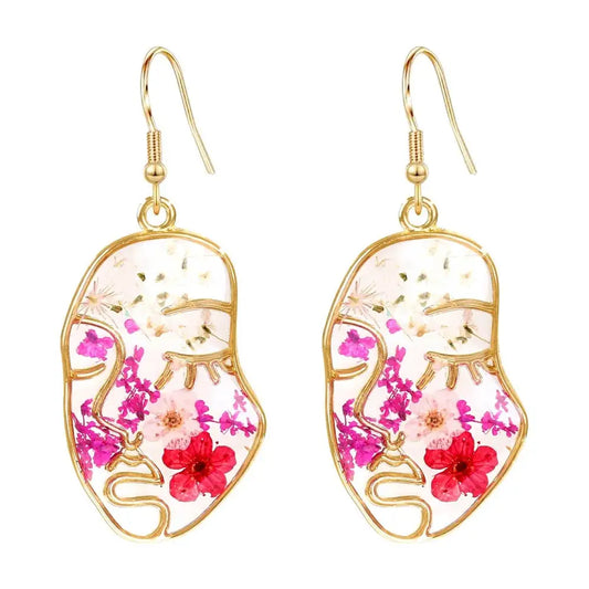Boucles d’Oreilles Fleurs Séchées Tendance 2025 | Dame Fleur