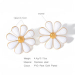 Boucles d'Oreilles Marguerite pour Femmes - Vignette | Dame Fleur