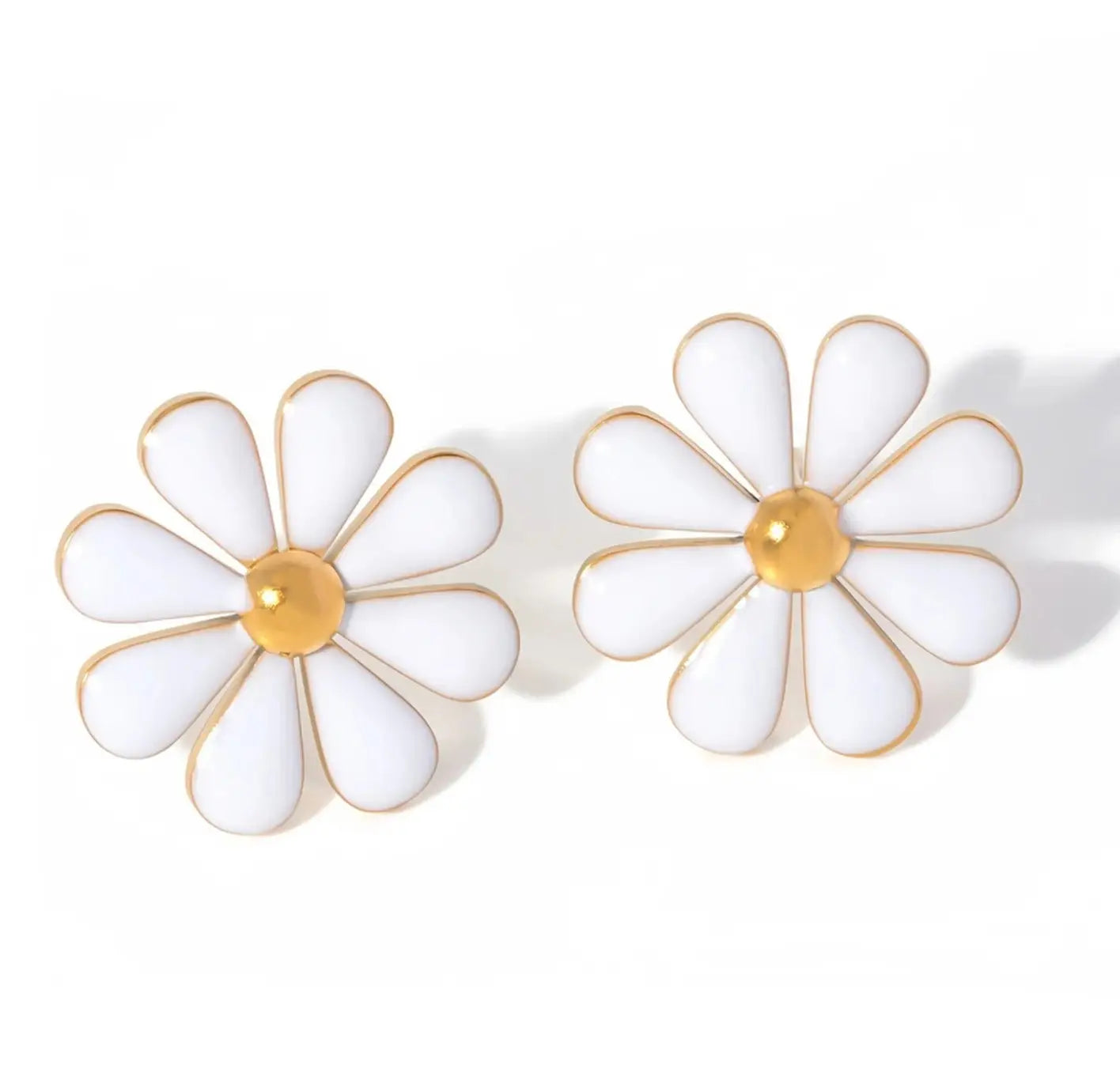 Boucles d’Oreilles Marguerite pour Femmes | Dame Fleur
