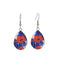 Boucles d’Oreilles Pendantes Fleur de Coquelicot | Dame