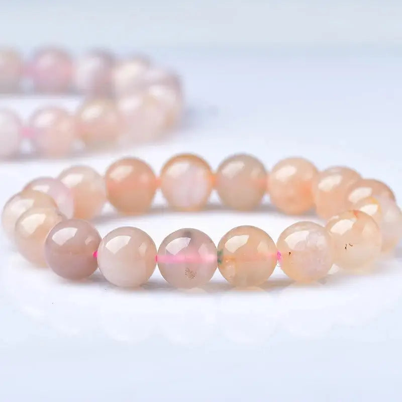 Bracelet Agate Fleur de Cerisier | Dame Fleur