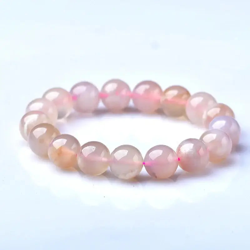Bracelet Agate Fleur de Cerisier | Dame Fleur