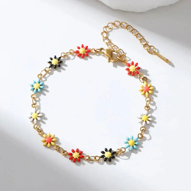 Bracelet de Fleur au Poignet | Dame Fleur