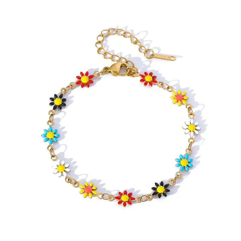 Bracelet de Fleur au Poignet | Dame Fleur