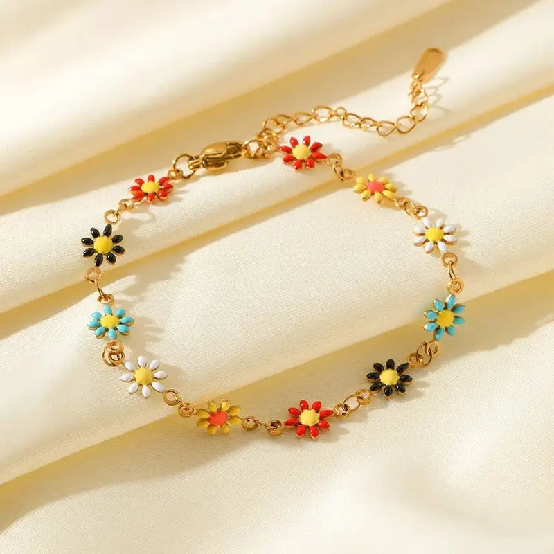 Bracelet de Fleur au Poignet | Dame Fleur