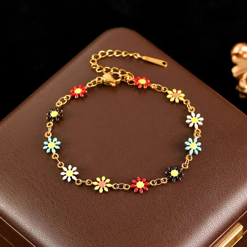 Bracelet de Fleur au Poignet | Dame Fleur