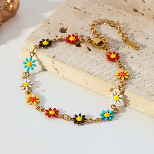 Bracelet de Fleur au Poignet | Dame Fleur
