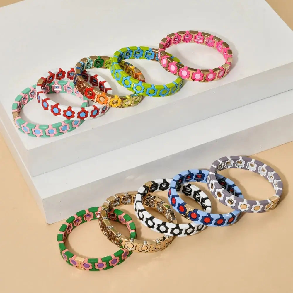 Bracelet Élastique Fleur | Dame Fleur