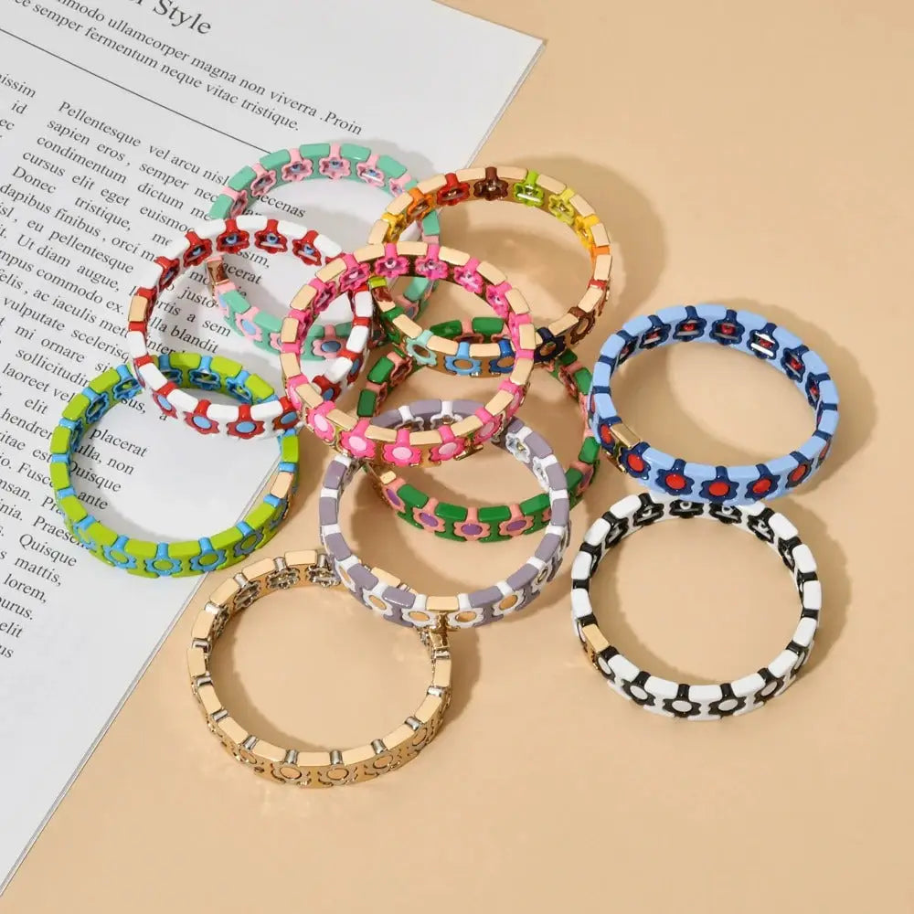 Bracelet Élastique Fleur | Dame Fleur