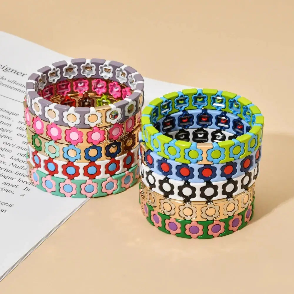 Bracelet Élastique Fleur | Dame Fleur