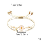 Bracelet Fleur Blanche - Vignette | Dame Fleur