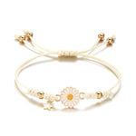 Bracelet Fleur Blanche - Vignette | Dame Fleur