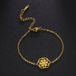 Bracelet Fleur de Vie Or - Vignette | Dame Fleur