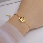 Bracelet Fleur de Vie Or - Vignette | Dame Fleur