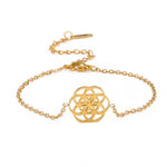 Bracelet Fleur de Vie Or - Vignette | Dame Fleur