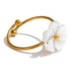 Bracelet Fleur Nacre - Vignette | Dame Fleur