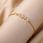 Bracelet Fleur Or - Vignette | Dame Fleur