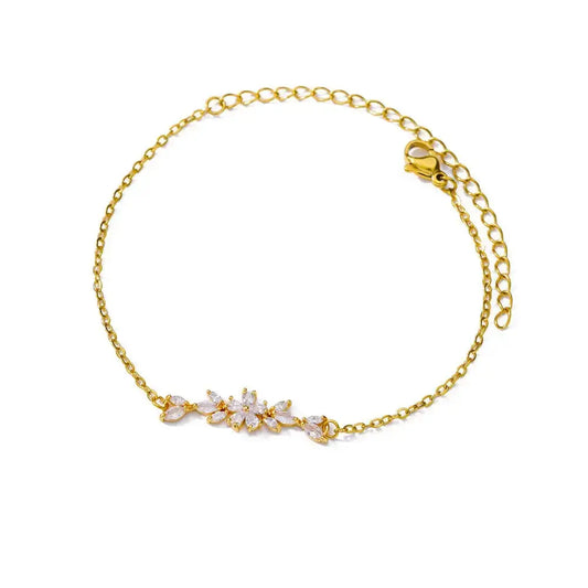 Bracelet Fleur Or | Dame Fleur