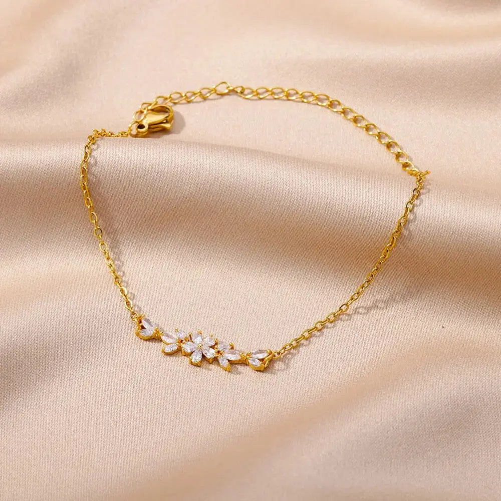 Bracelet Fleur Or | Dame Fleur