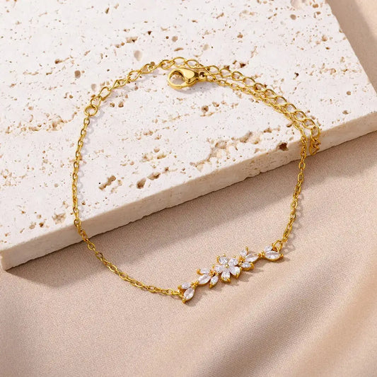 Bracelet Fleur Or | Dame Fleur