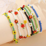 Bracelet Fleur Perle de Rocaille - Vignette | Dame Fleur