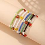 Bracelet Fleur Perle de Rocaille - Vignette | Dame Fleur