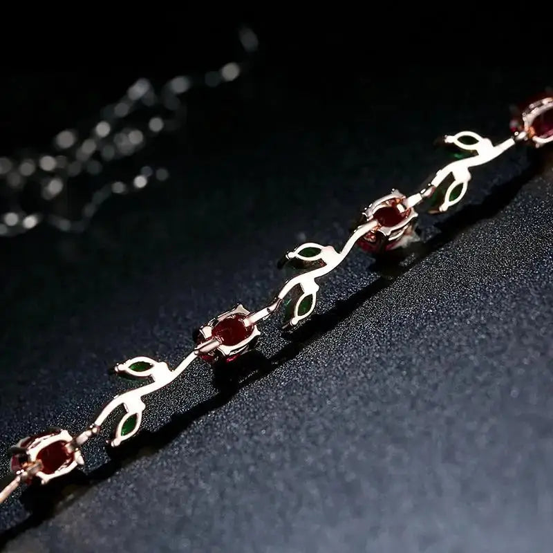 Bracelet Fleur Rose | Dame Fleur