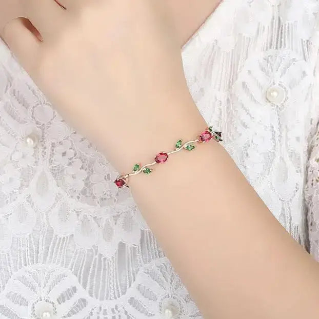 Bracelet Fleur Rose | Dame Fleur