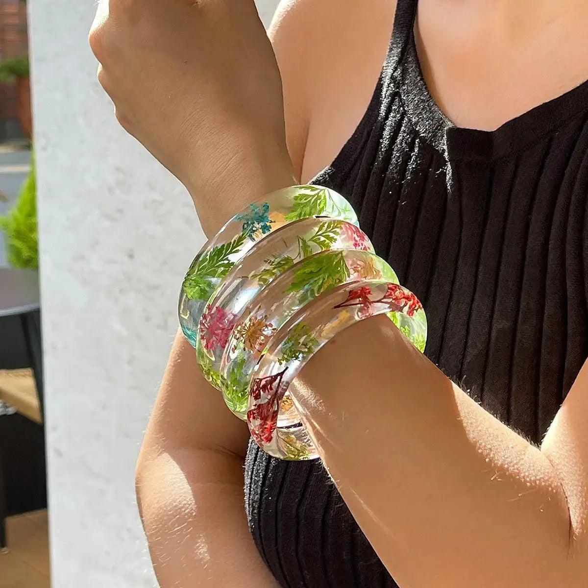 Bracelet Fleurs Séchées | Dame Fleur