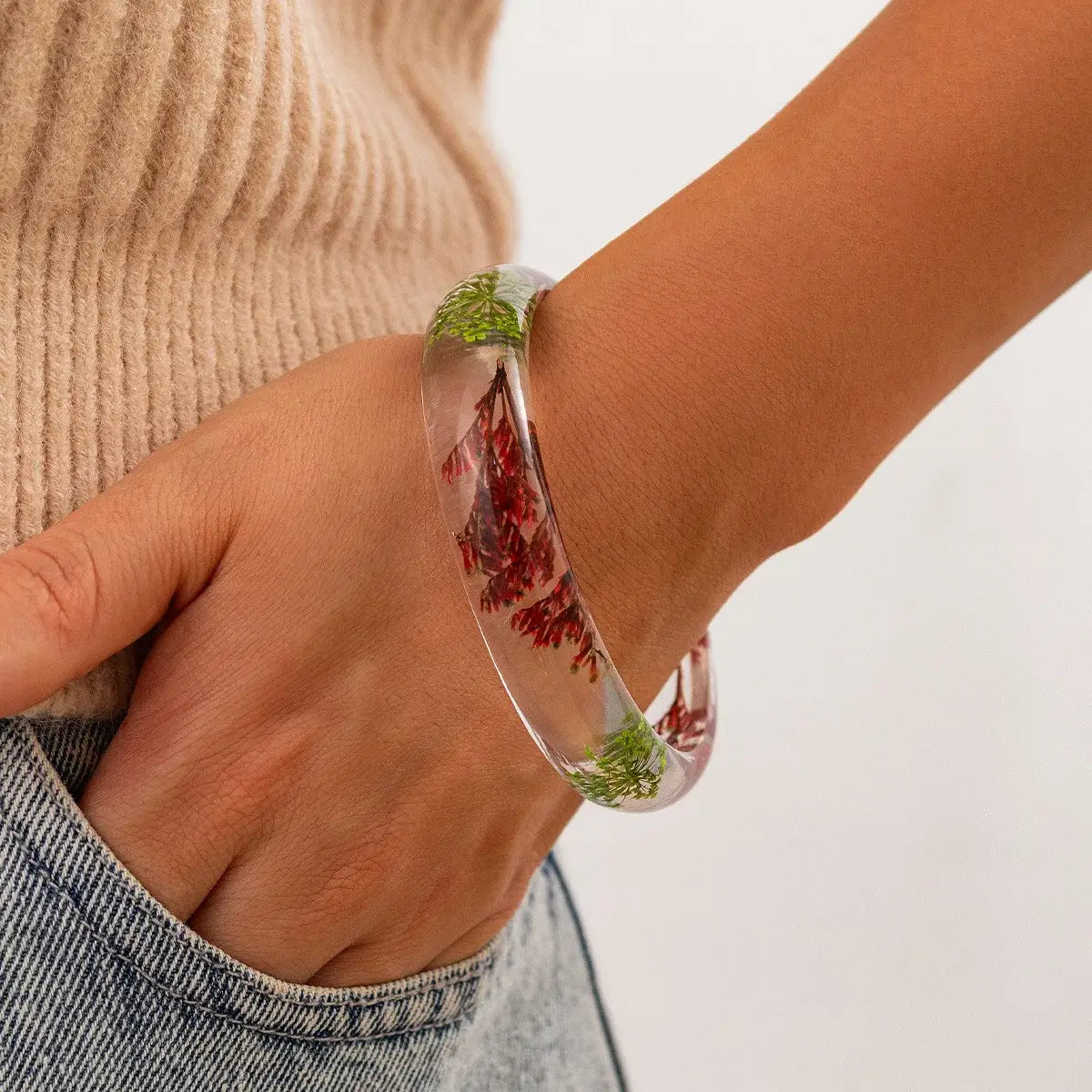 Bracelet Fleurs Séchées | Dame Fleur
