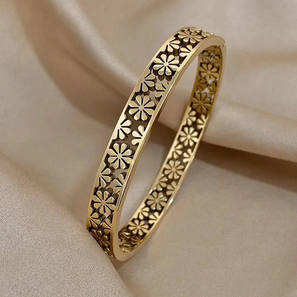 Bracelet Jonc Fleur | Dame Fleur