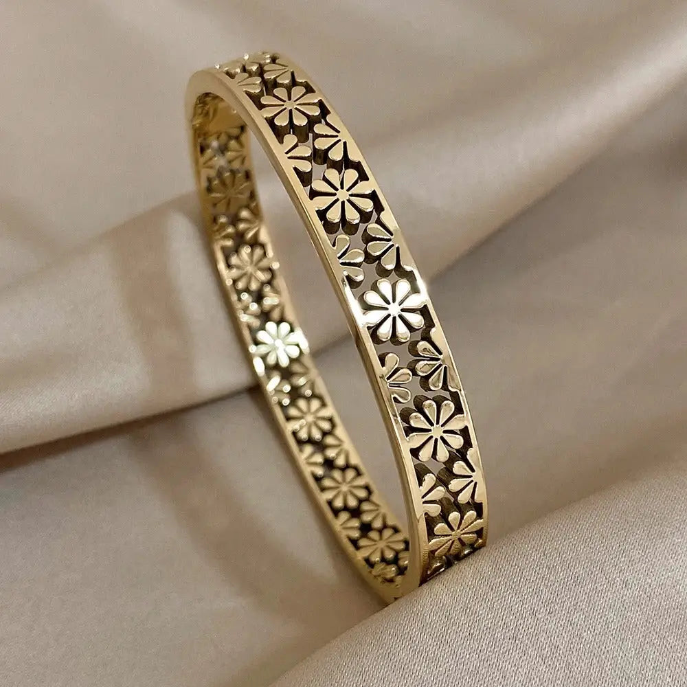 Bracelet Jonc Fleur | Dame Fleur