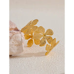 Bracelet Manchette Fleur - Vignette | Dame Fleur