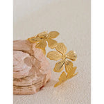 Bracelet Manchette Fleur - Vignette | Dame Fleur