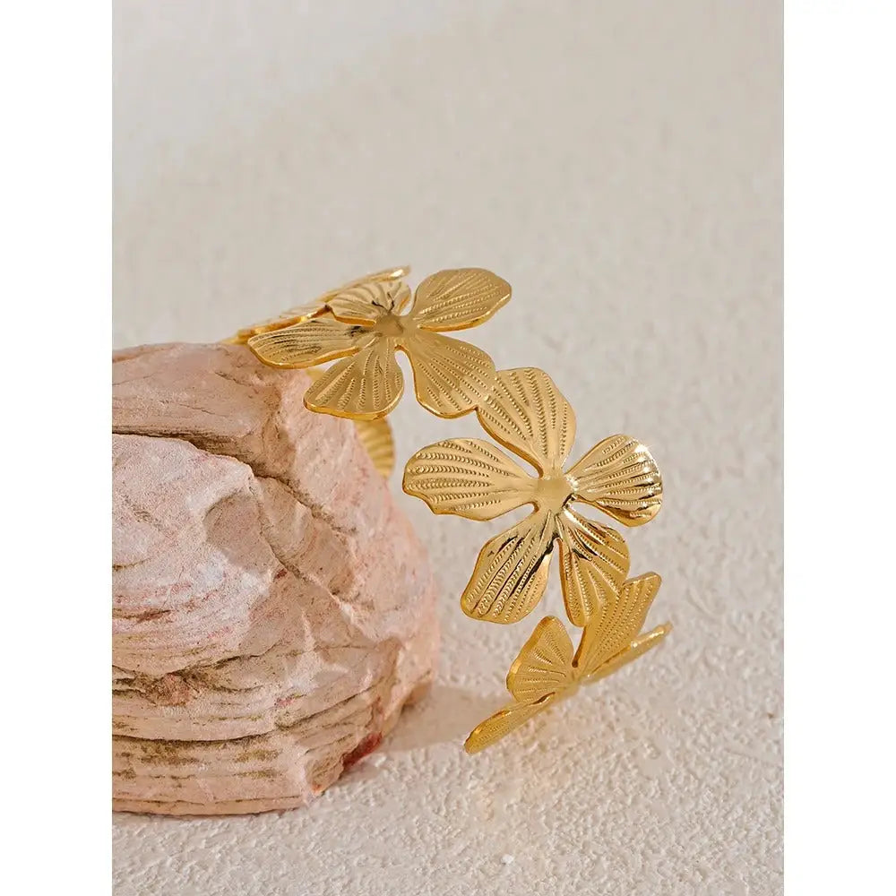 Bracelet Manchette Fleur | Dame Fleur