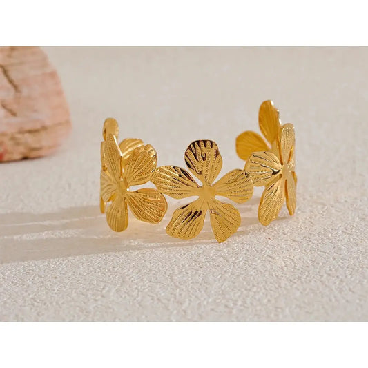 Bracelet Manchette Fleur | Dame Fleur