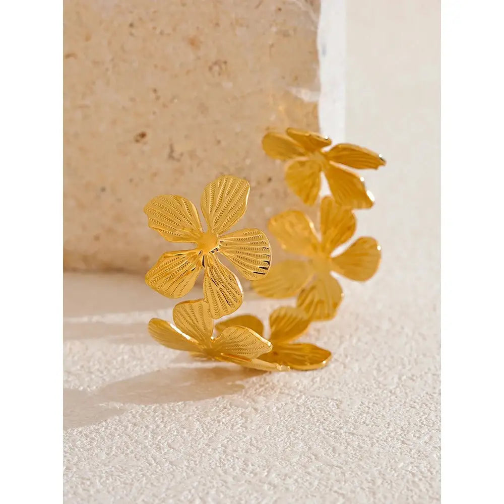 Bracelet Manchette Fleur | Dame Fleur