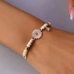 Bracelet Marguerite Fleur - Vignette | Dame Fleur