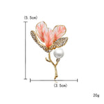 Broche Fleurs Roses - Vignette | Dame Fleur