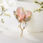 Broche Fleurs Roses - Vignette | Dame Fleur