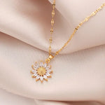 Collier Fleur SunFlower® - Vignette | Dame Fleur