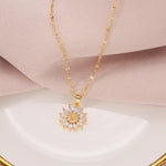 Collier Fleur SunFlower® - Vignette | Dame Fleur