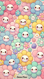 Fond d’écran fleur kawaii pour Téléphone – Gratuit HD - Vignette | Dame Fleur