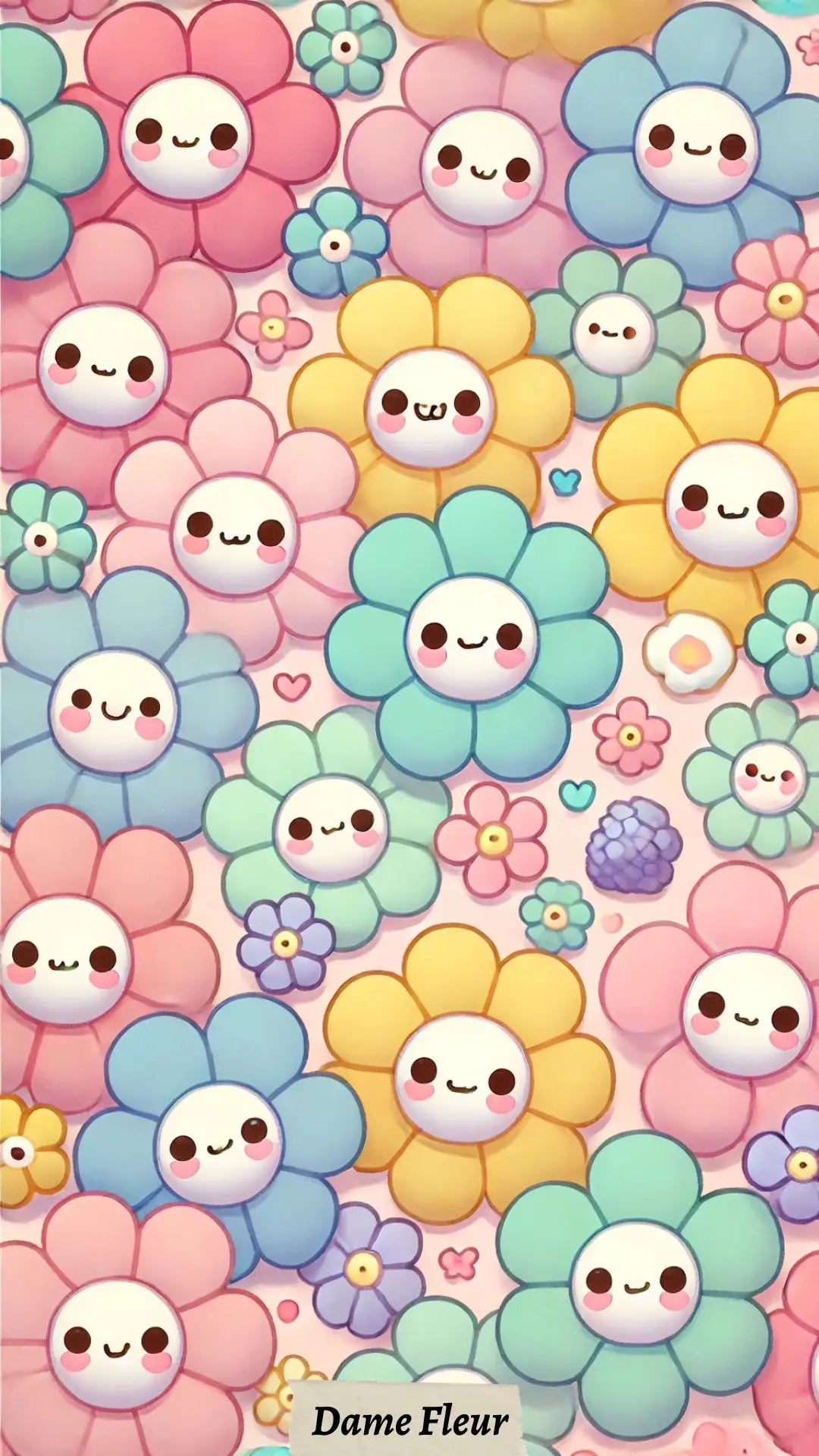 Fond d’écran fleur kawaii pour Téléphone – Gratuit HD