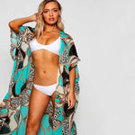 Gilet Kimono Fleuri - Vignette | Dame Fleur