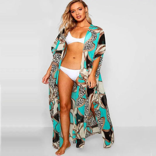 Gilet Kimono Fleuri | Kimono Passion