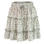 Jupe Courte Fleurie Hippie Chic - Vignette | Dame Fleur