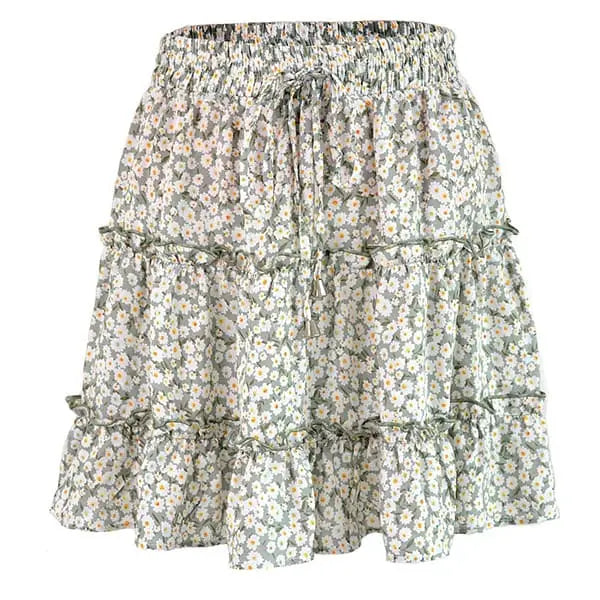 Jupe Courte Fleurie Hippie Chic | Dame Fleur